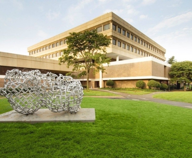 Outside view of dental school building